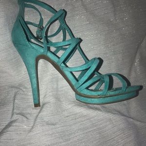 Wild Diva Turquoise Blue Strap Sandal